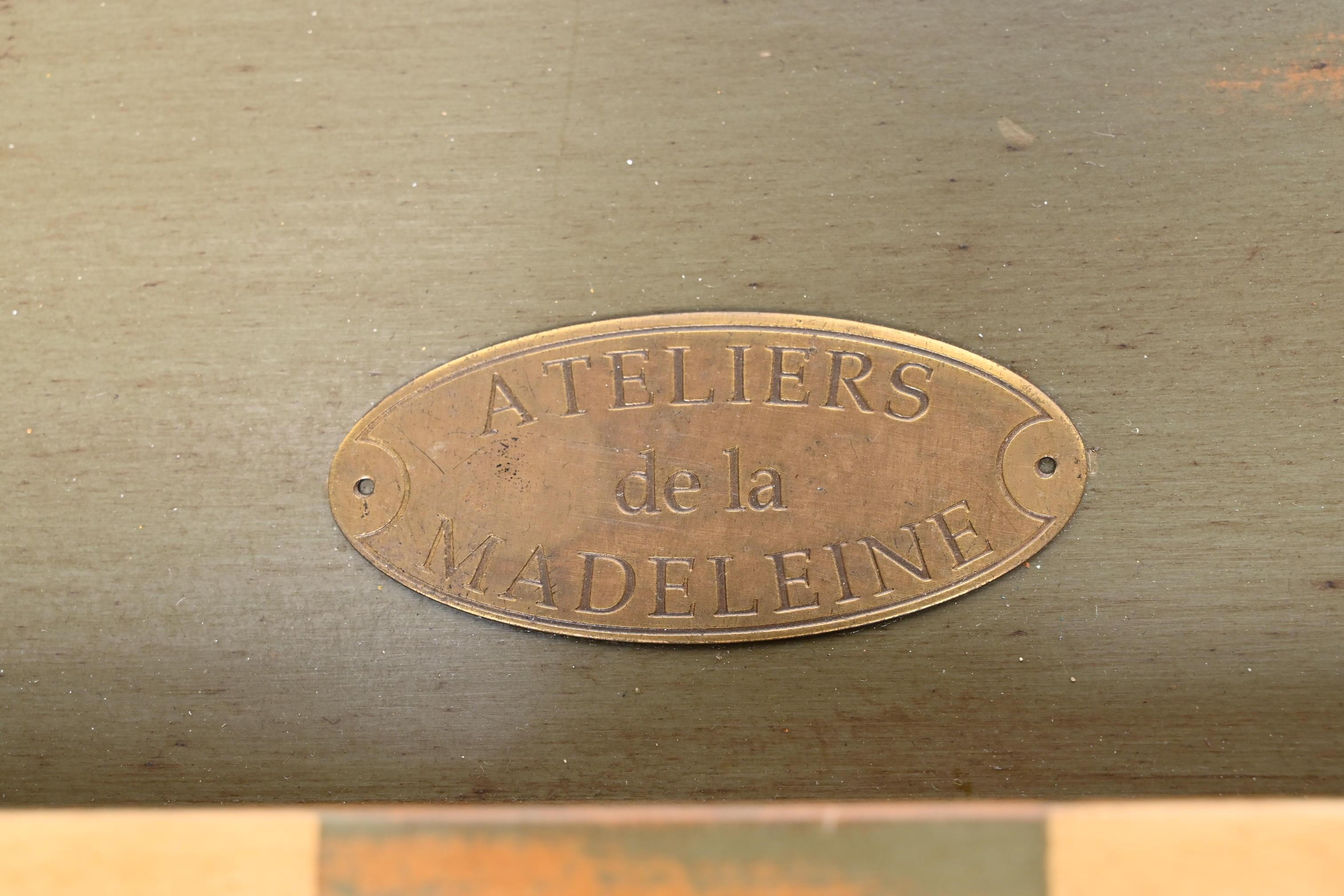 Theodore Alexander French Regency Louis XVI Painted Walnut Writing Desk For Sale 9
