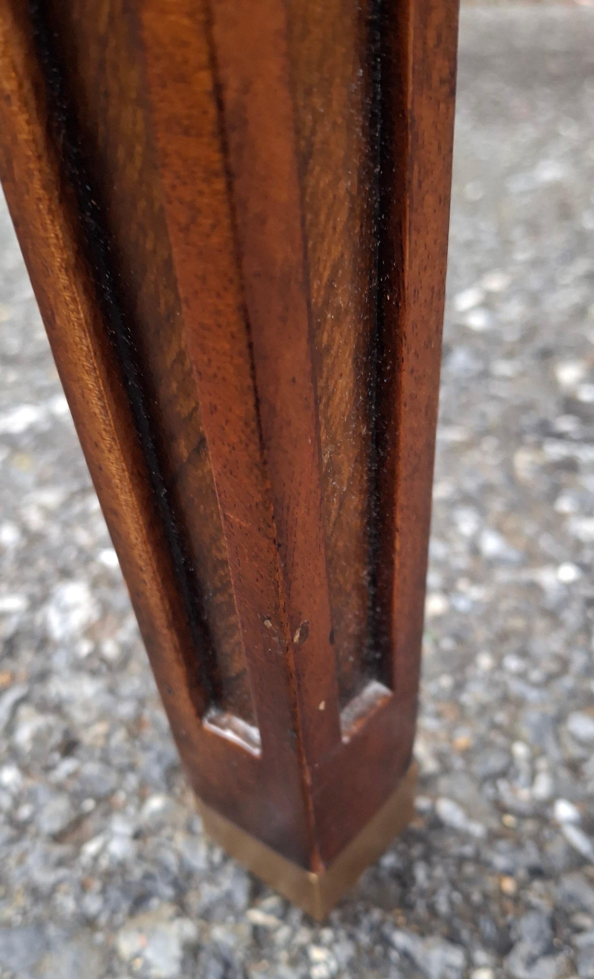 Theodore Alexander Georgian Style Fruitwood Single Drawer Side Table For Sale 4