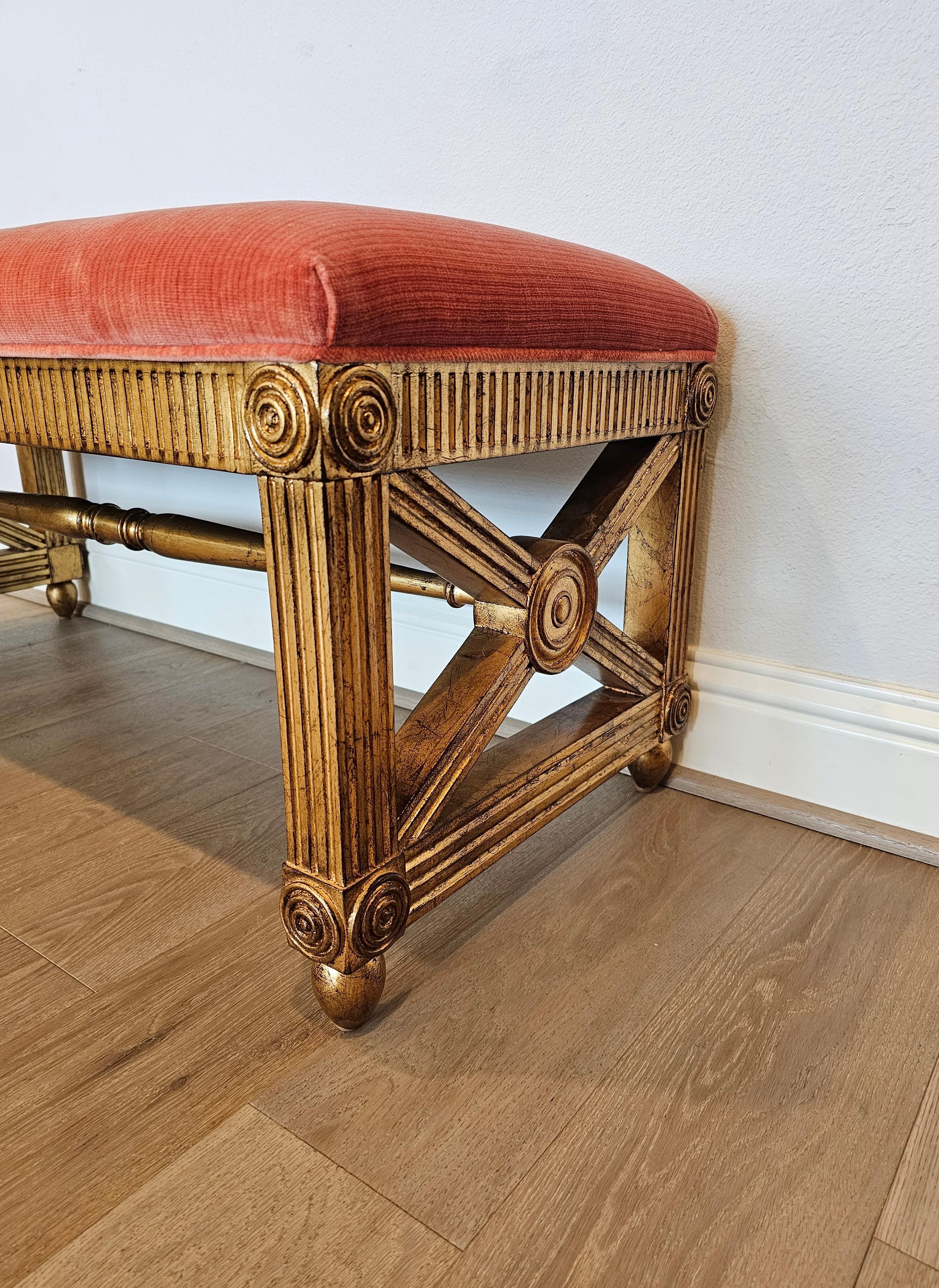 Neoclassical Theodore Alexander Gregory Neo-classical Style Bench For Sale