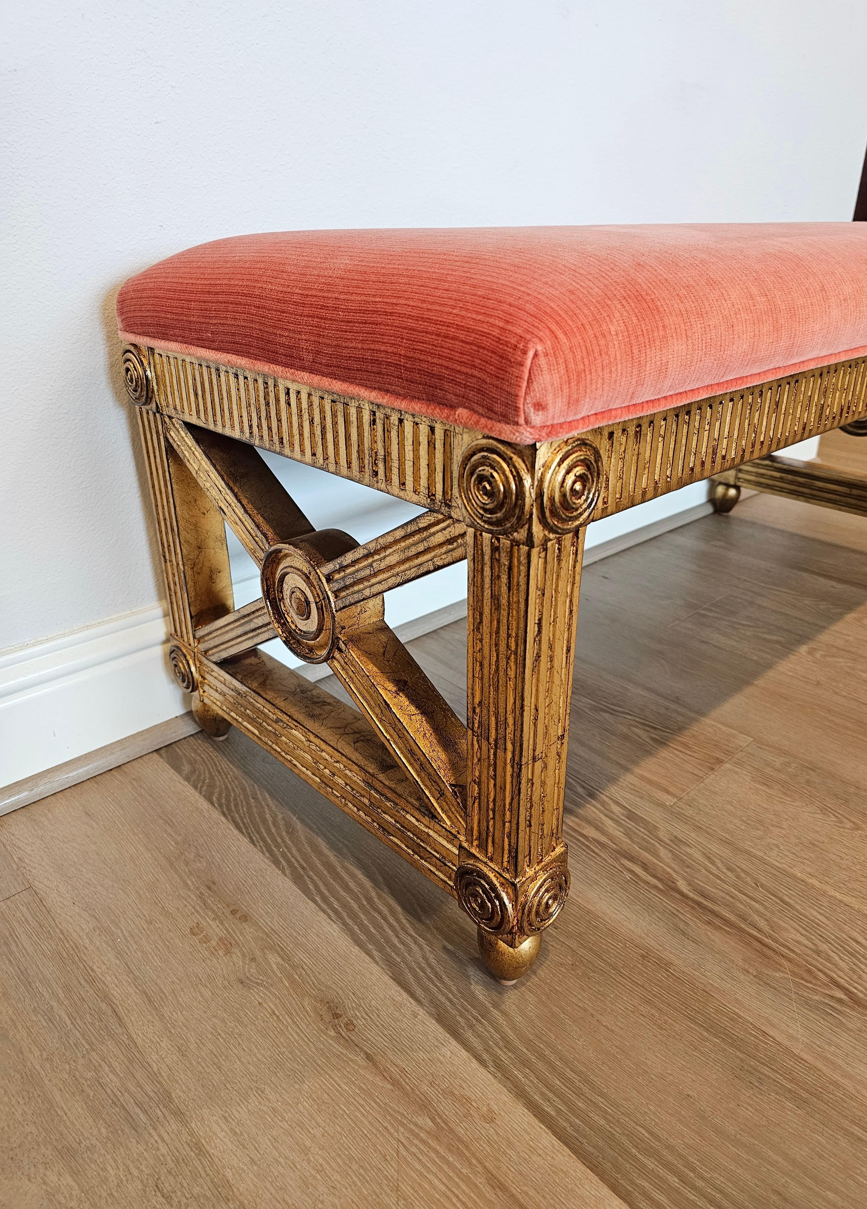 Contemporary Theodore Alexander Gregory Neo-classical Style Bench For Sale