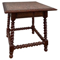 Theodore Alexander Jacobean Oak End Table