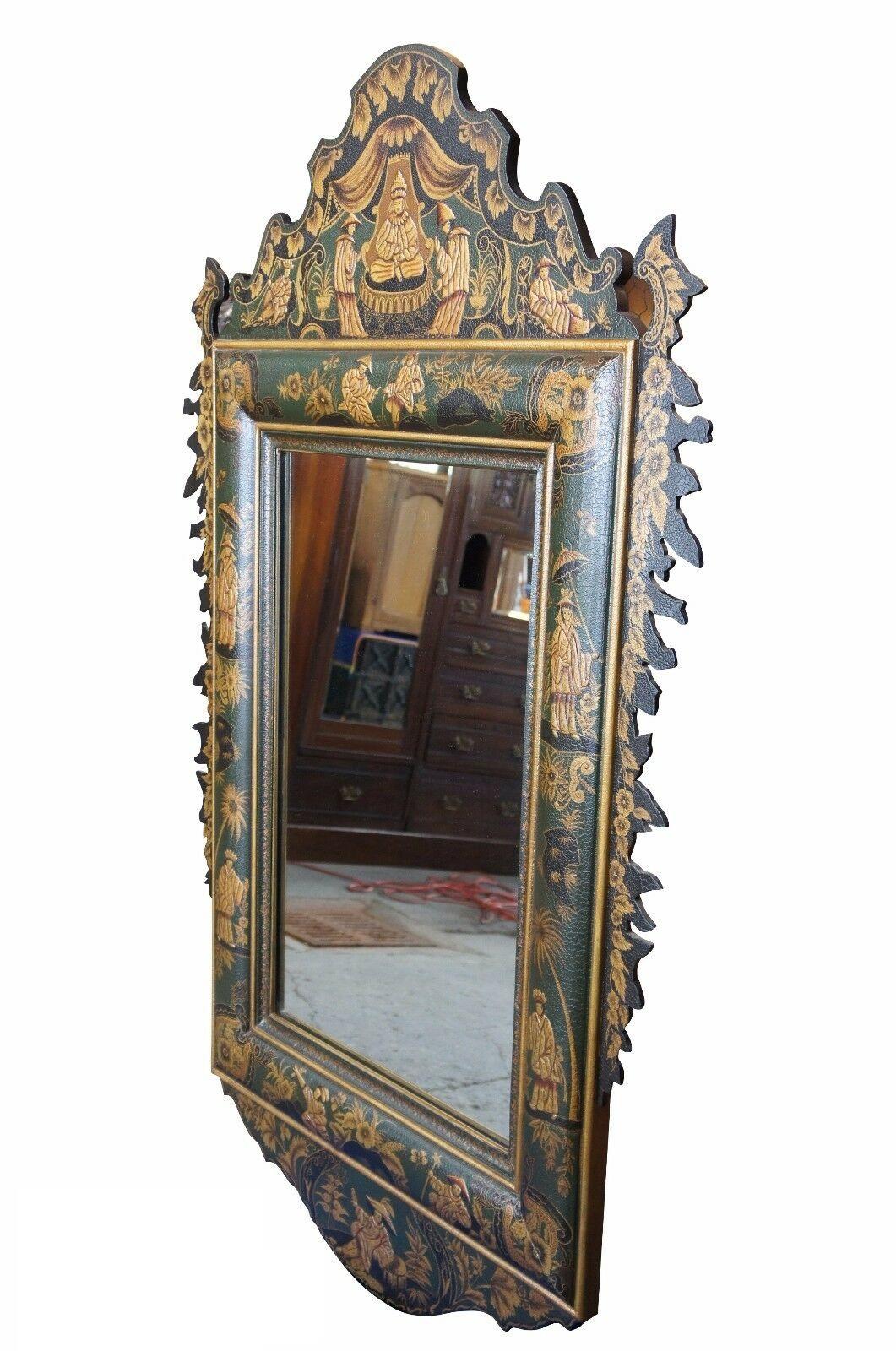 Theodore Alexander 3102-006

Exceptionally crafted mirror by Theodore Alexander. Japanned in green and black with gold oriental figures and floral elements.



 