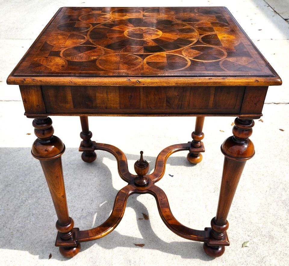Mahogany Theodore Alexander Lamp Table For Sale