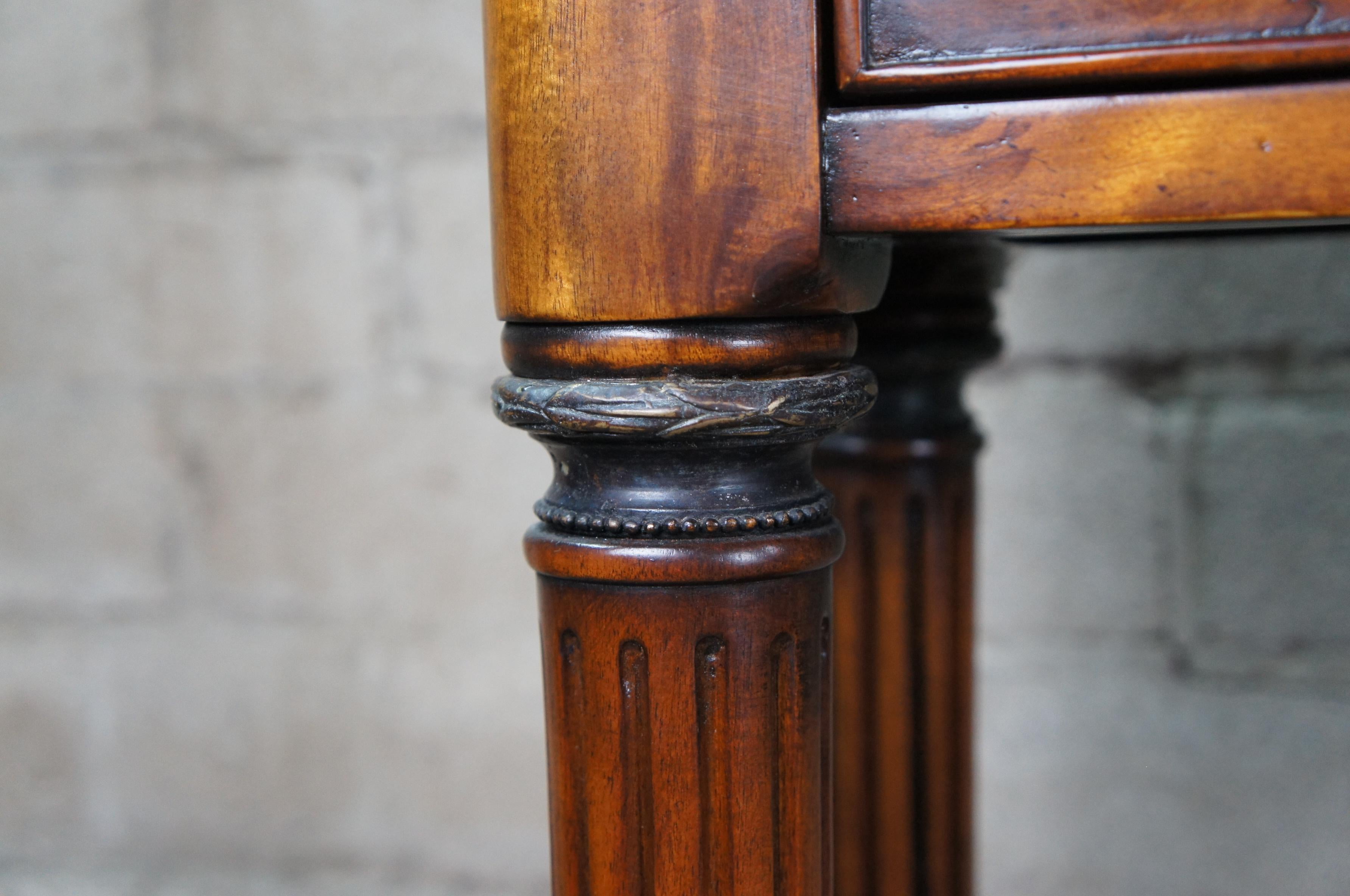 Theodore Alexander Louis XV Burl Narrow Sofa Console Sideboard Table 5305-011 4