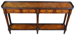 Theodore Alexander Louis XV Burl Narrow Sofa Console Sideboard Table 5305-011