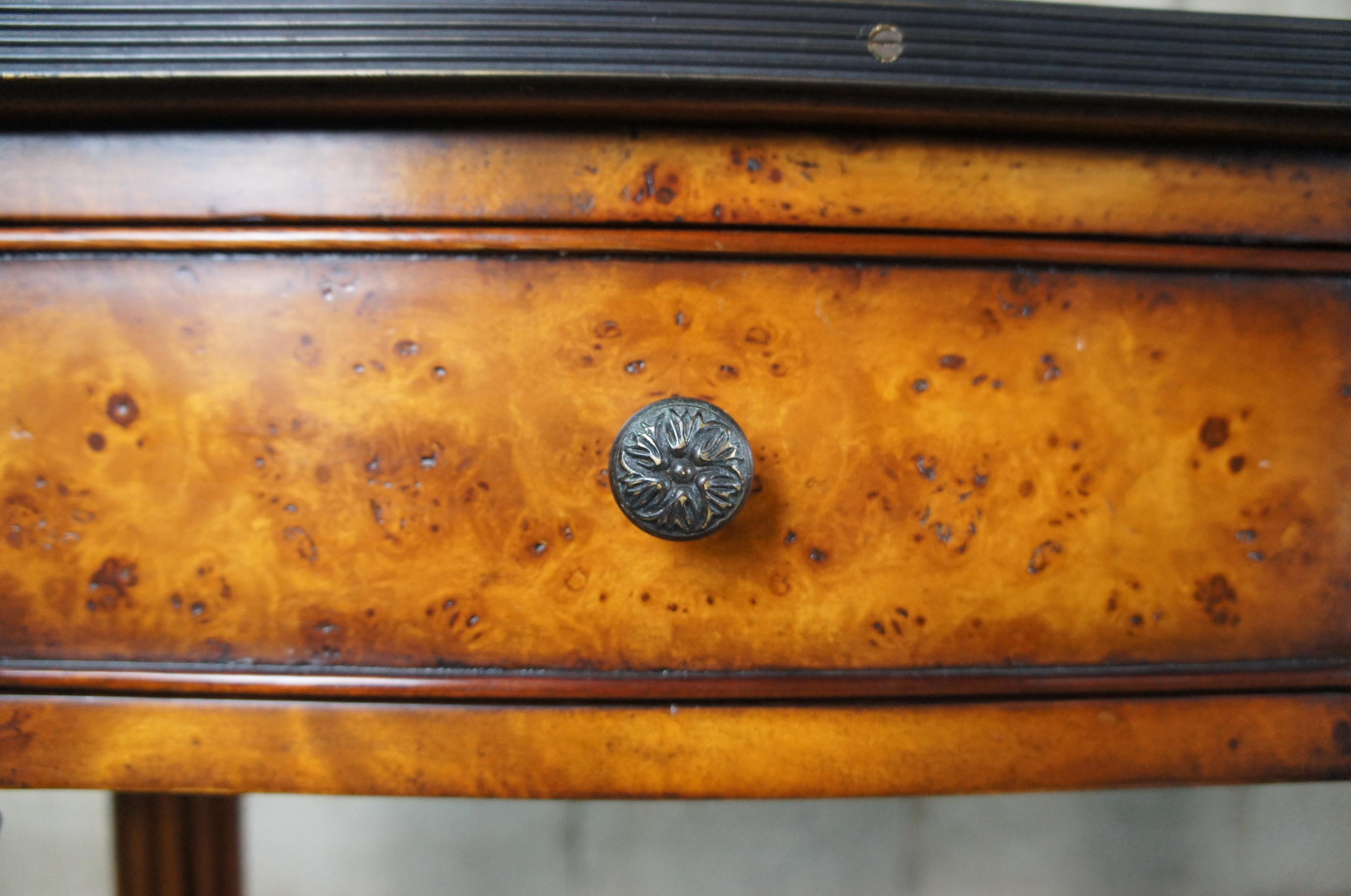 Theodore Alexander Louis XV Burl Narrow Sofa Console Sideboard Table 5305-011 2