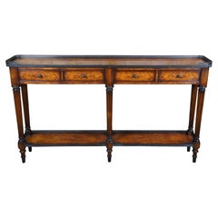 Theodore Alexander Louis XV Burl Narrow Sofa Console Sideboard Table 5305-011
