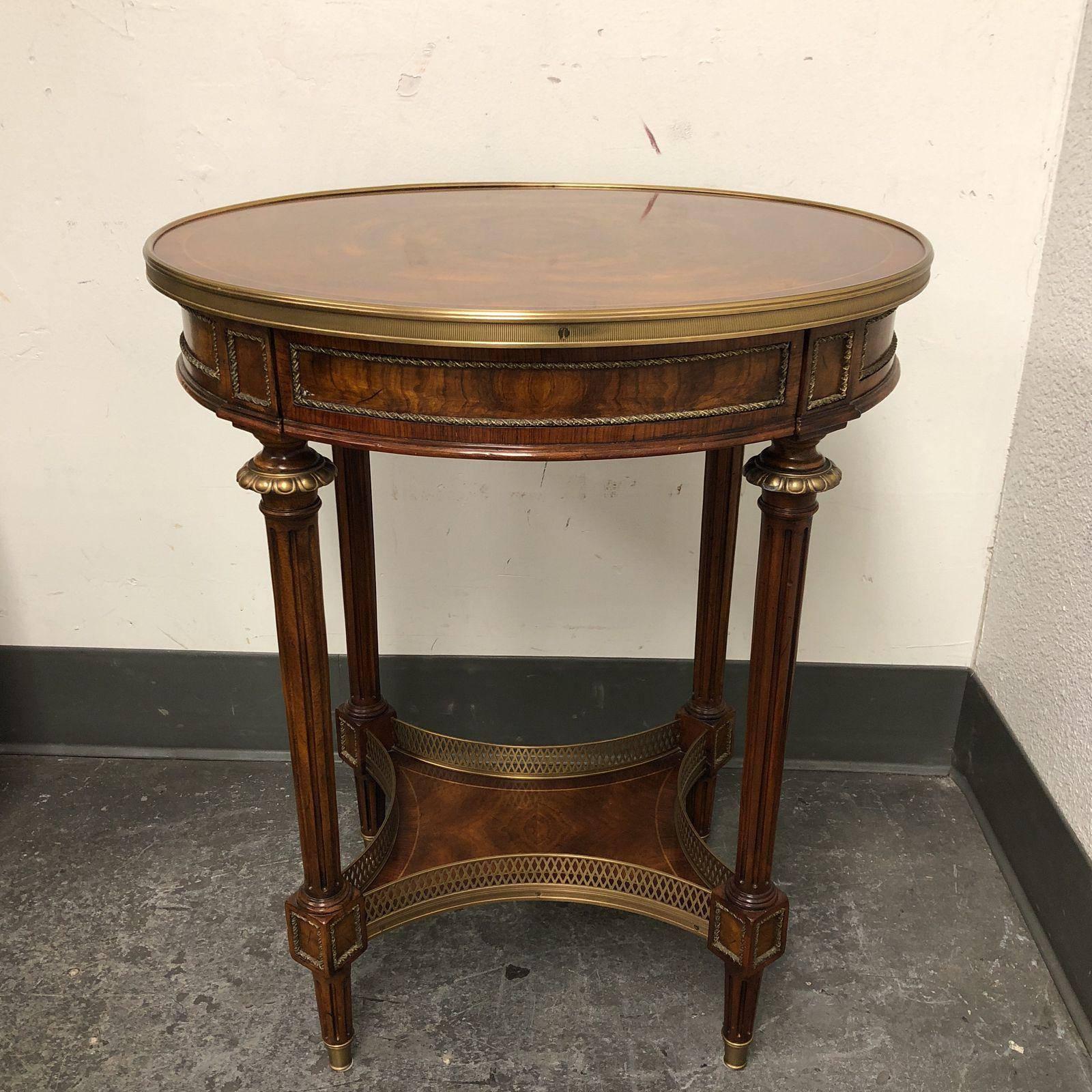 Brass Theodore Alexander Louis XVI Fine Table For Sale