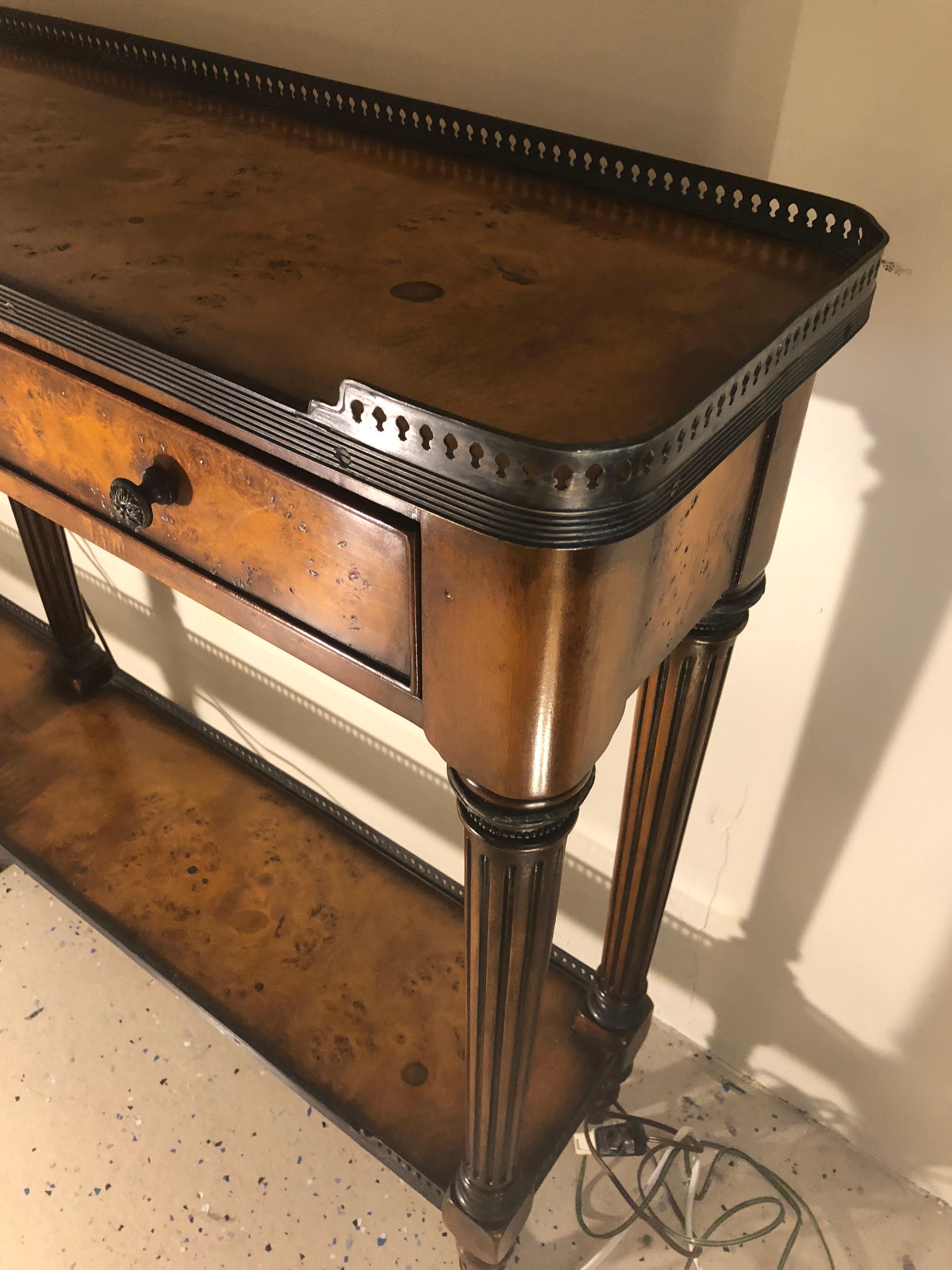 theodore alexander console tables
