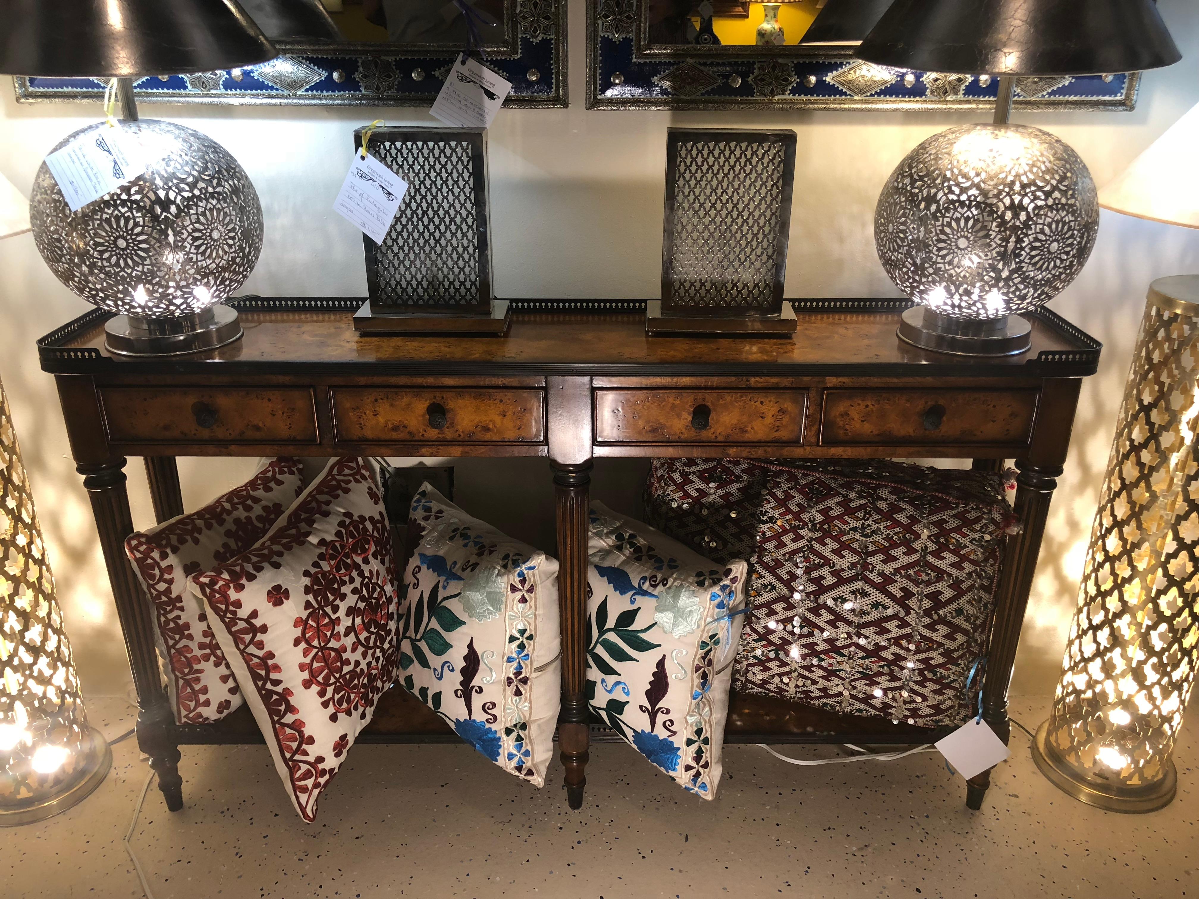Late 20th Century Theodore Alexander Louis XVI Style Console Table