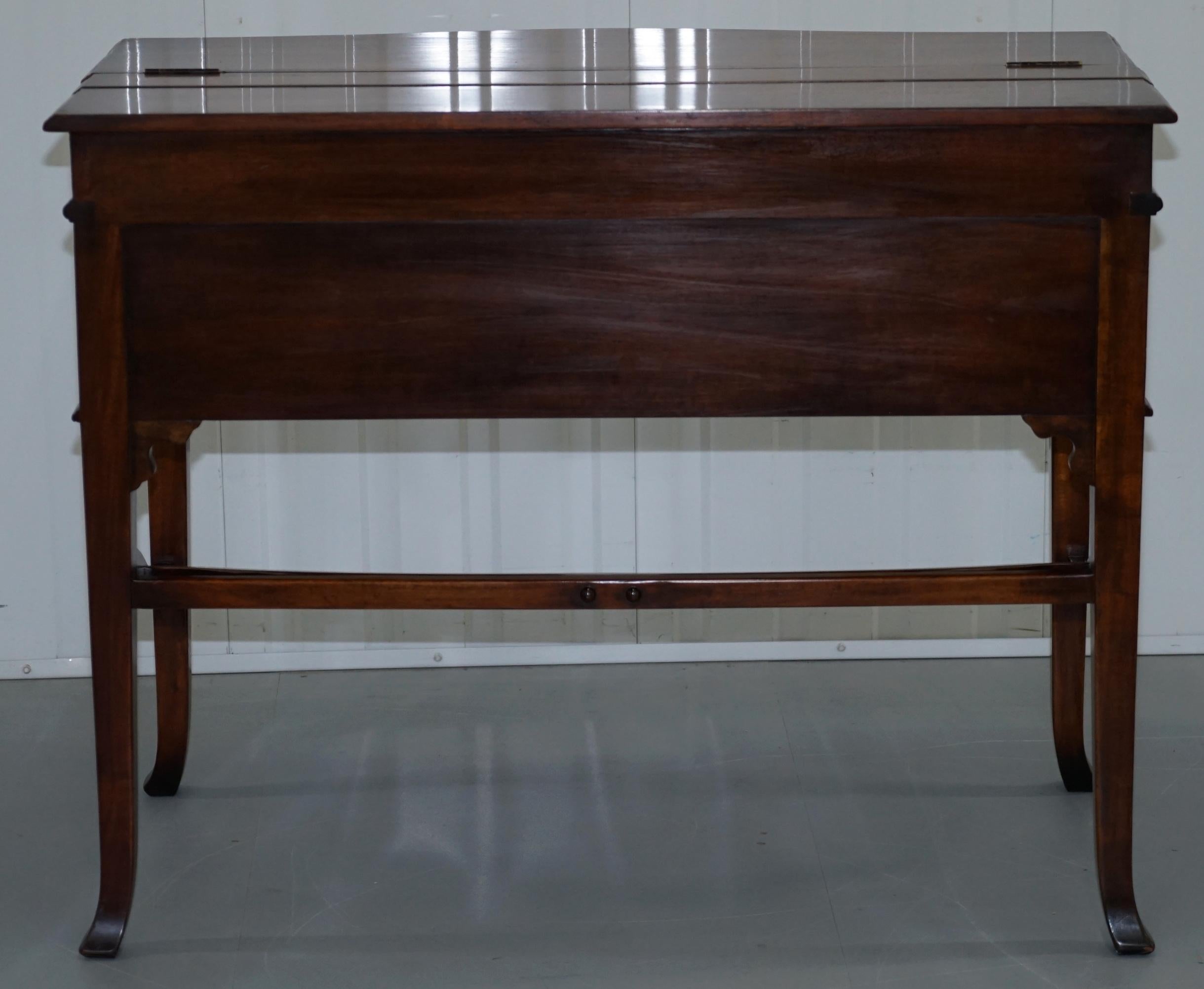 Theodore Alexander Military Campaign Extending Desk Table Bureau Nice 3