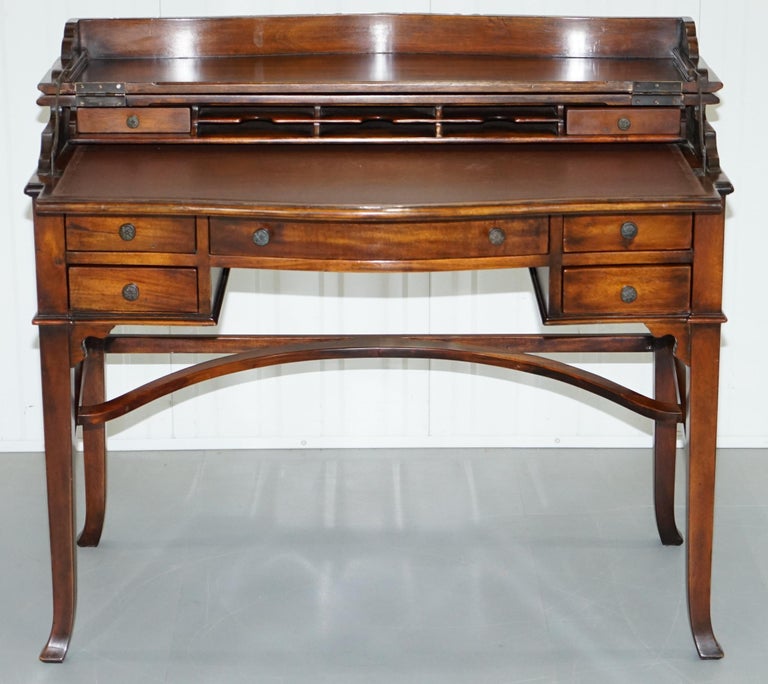 Theodore Alexander Military Campaign Extending Desk Table Bureau