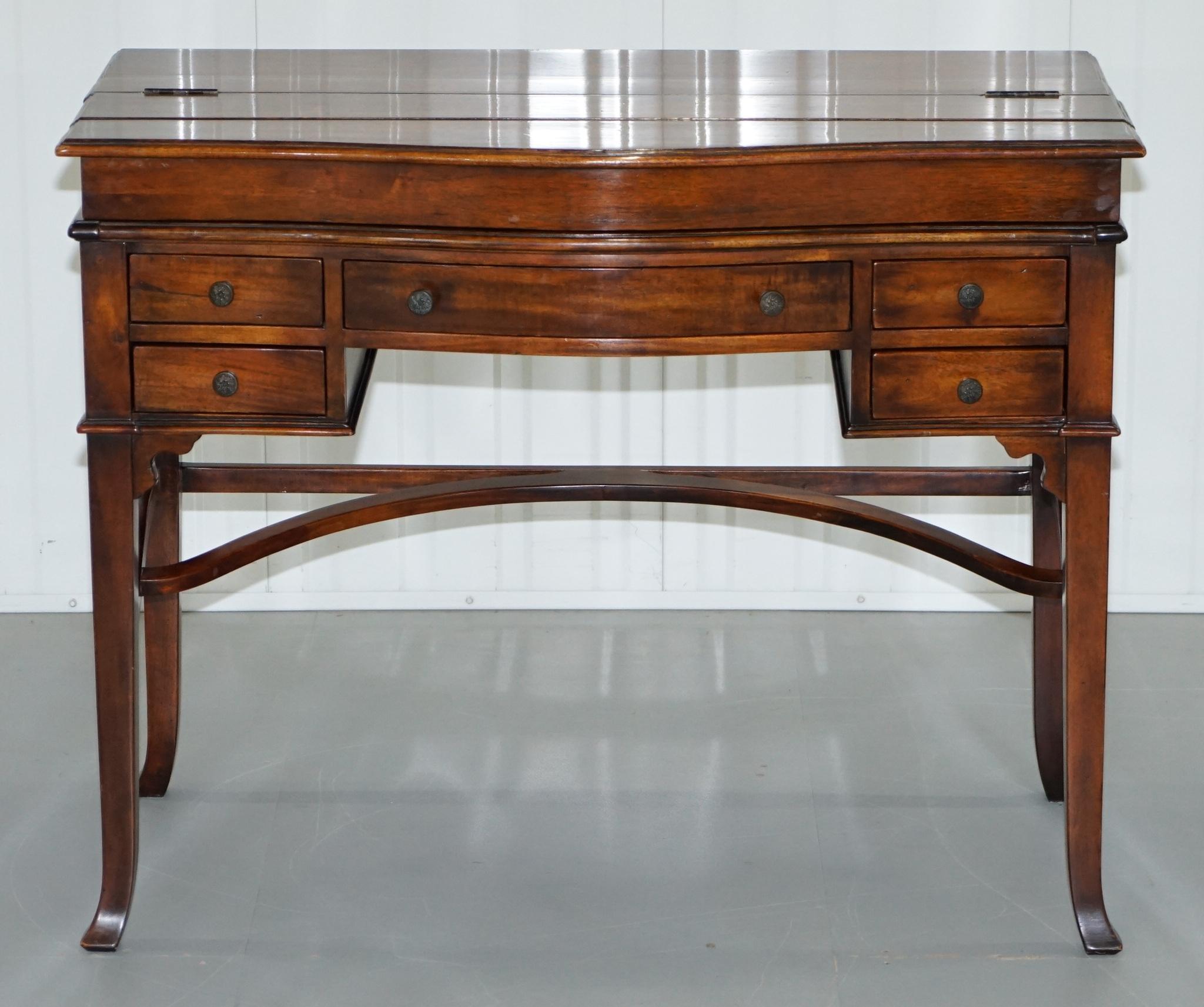 We are delighted to this absolutely stunning Theodore Alexander The Residency fold-out writing table/desk RRP £2000

A truly exquisite piece, as it stands it’s a very usable writing table that’s highly decorative with a lovely timber patina,