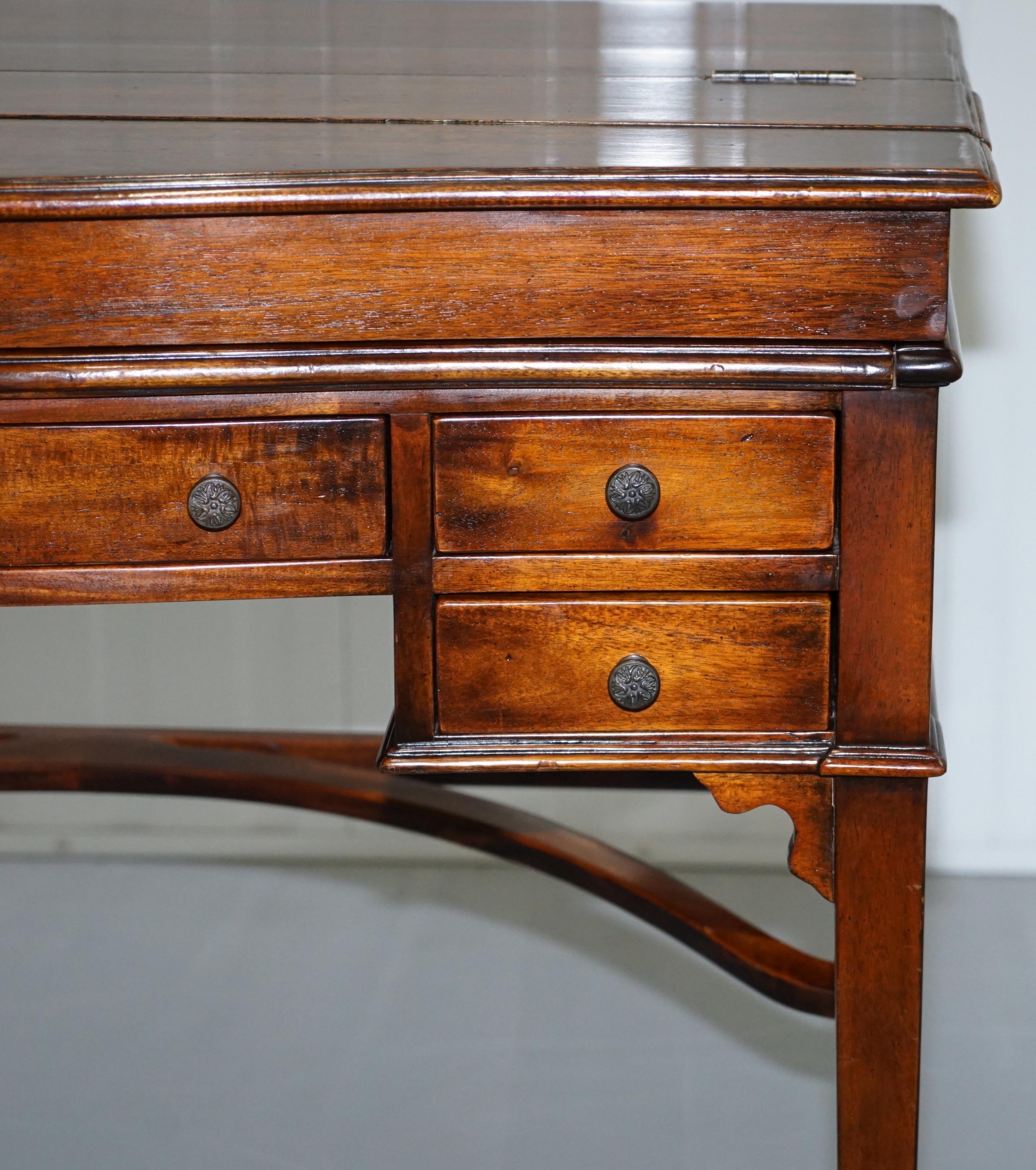 Theodore Alexander Military Campaign Extending Desk Table Bureau Nice 1