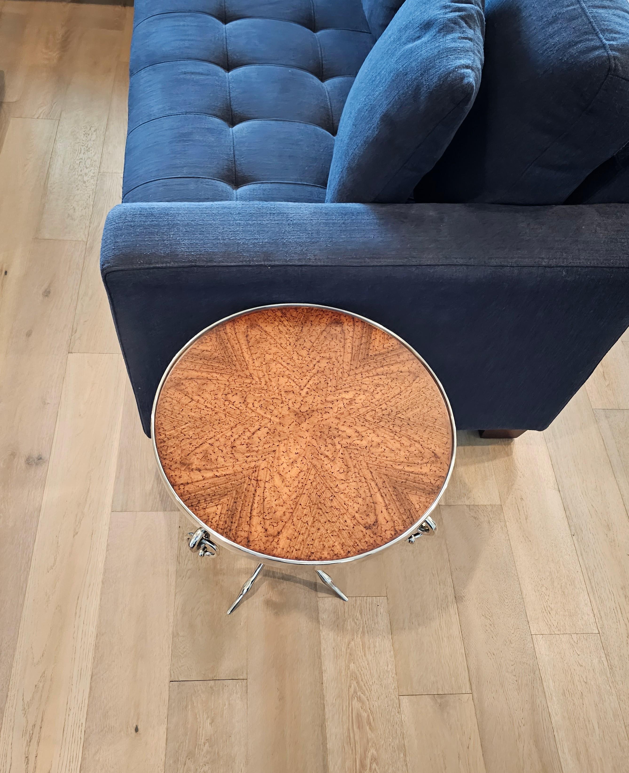 Theodore Alexander Modern Neoclassical End Table For Sale 8