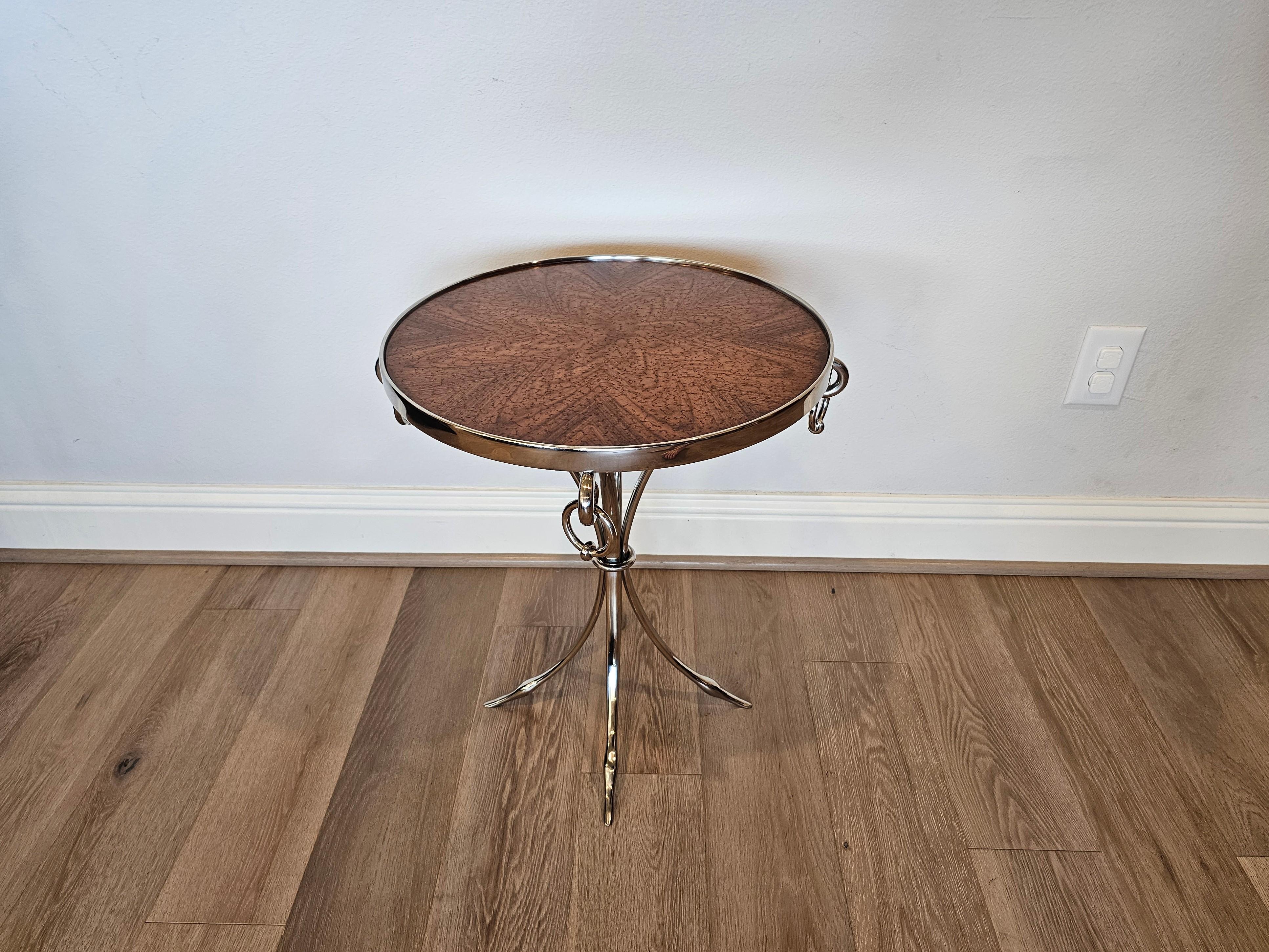 Theodore Alexander Modern Neoclassical End Table For Sale 2