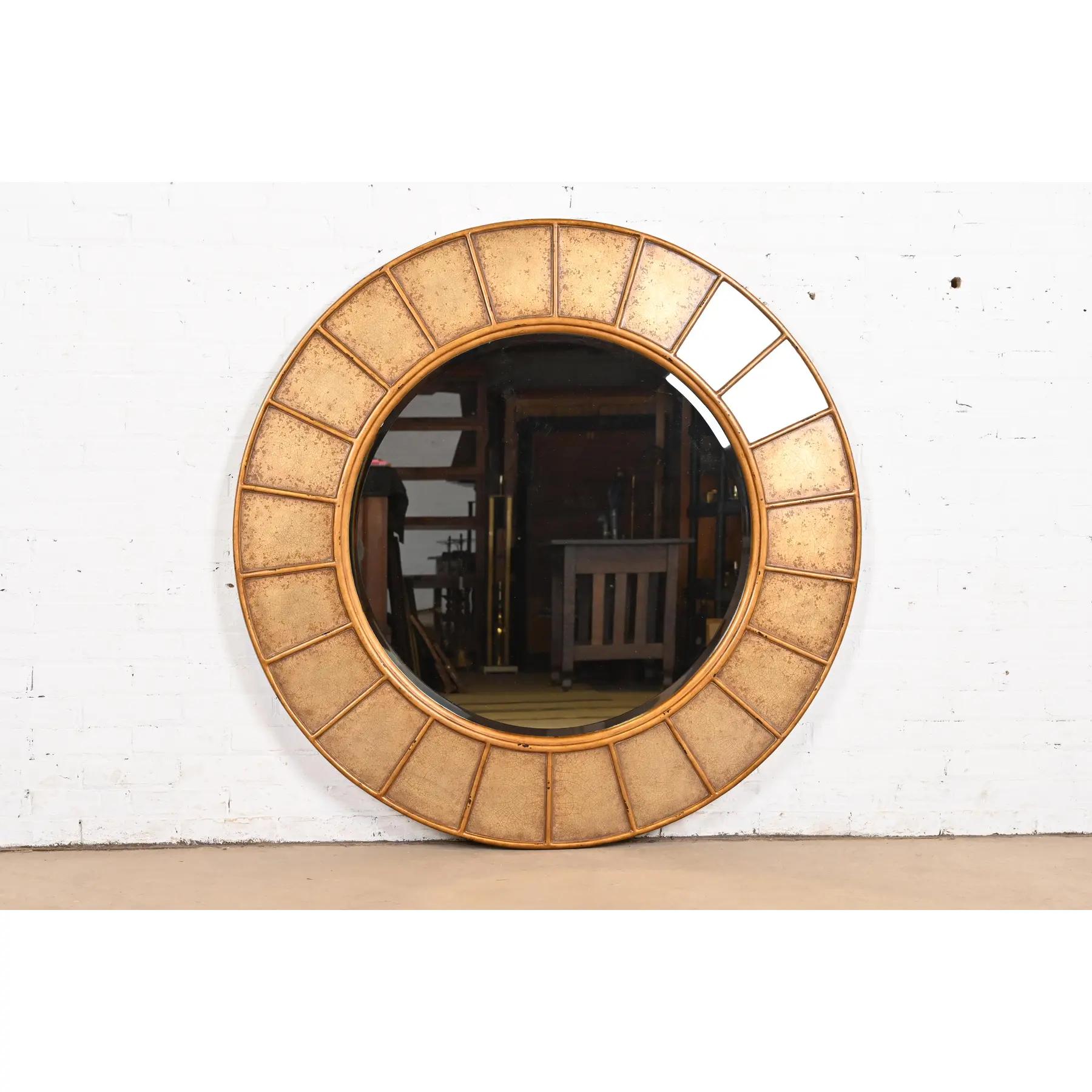 Theodore Alexander Monumentaler Zeitgenössischer Vergoldeter Wandspiegel (Moderne) im Angebot