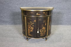 Theodore Alexander NEW OLD STOCK Painted Chinoiserie Demilune Commode