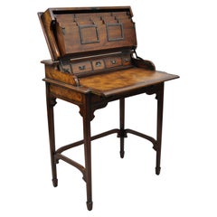Theodore Alexander Officers and Gentlemen Campaign Desk Burl Wood English Style