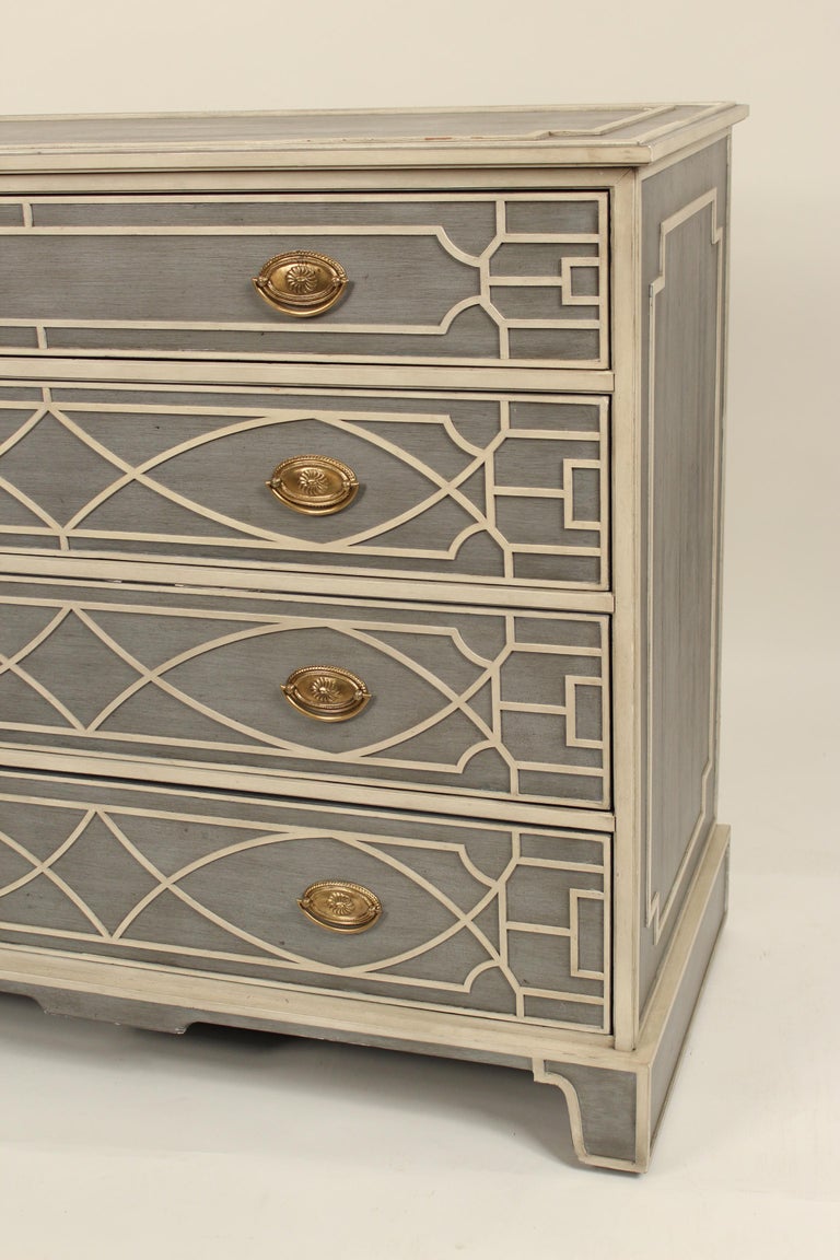 Theodore Alexander Painted Chest of Drawers at 1stDibs