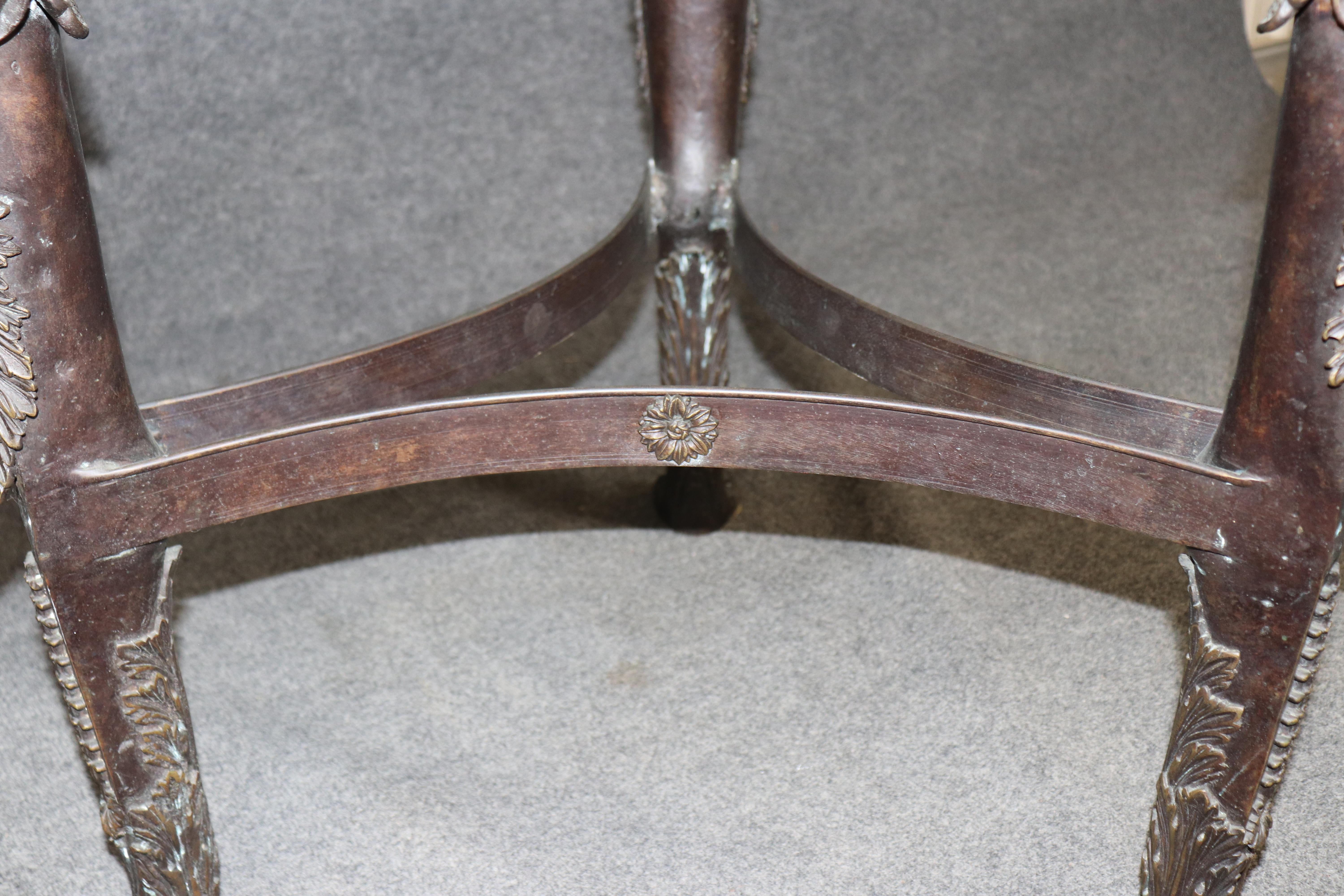 Table centrale figurative en bronze patiné Theodore Alexander en vente 5