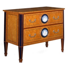Theodore Alexander “Pavlovsk Collection” Burlwood Chest of Drawers Commode
