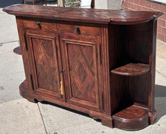 Theodore Alexander Sideboard Cabinet en bois antique récupéré