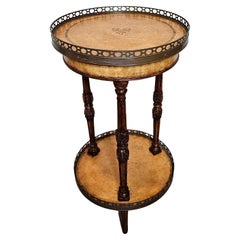 Vintage Theodore Alexander Regency Two-Tier Side Table 