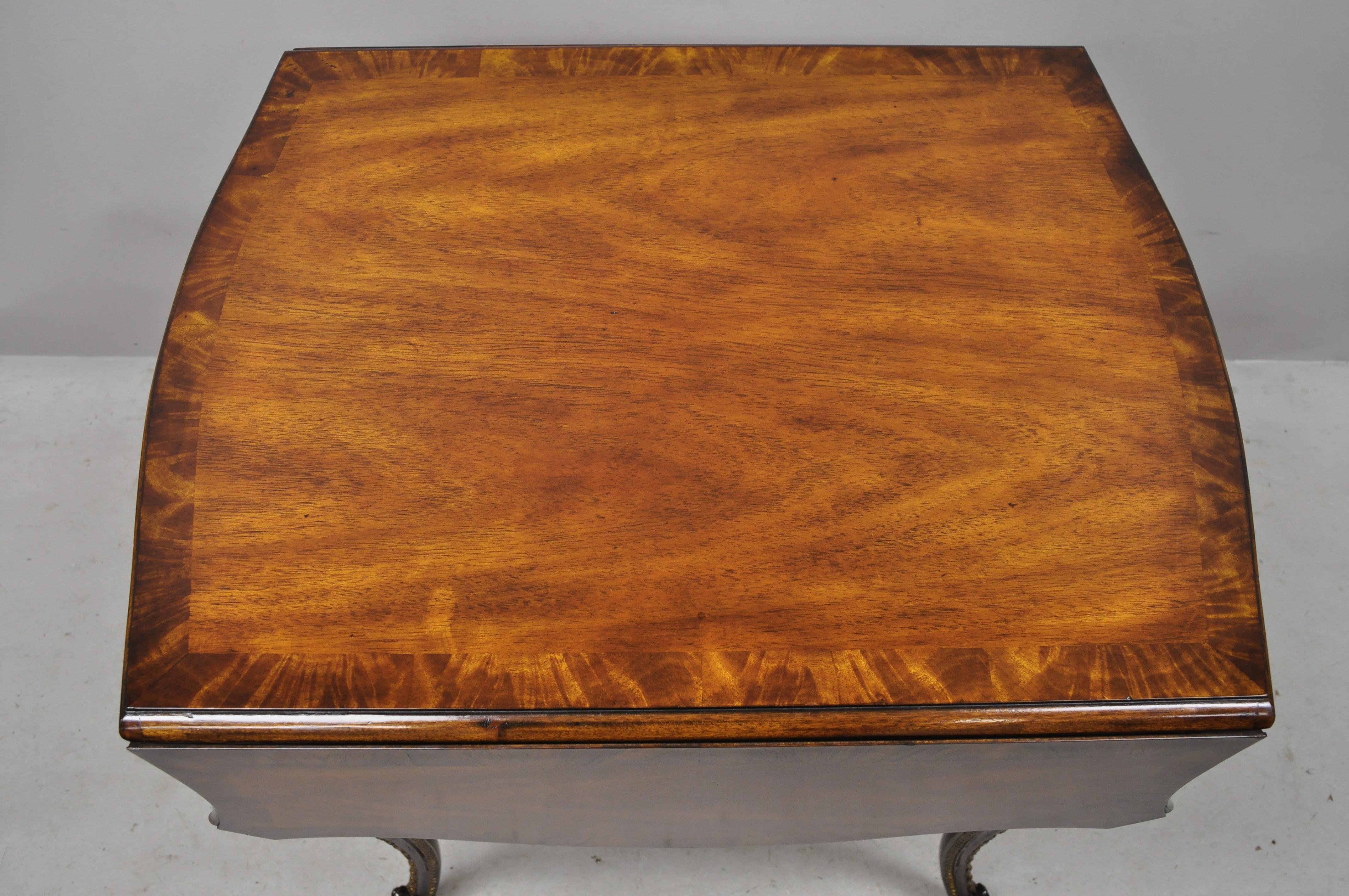 Theodore Alexander Replica English George III Pembroke Drop-Leaf Table For Sale 6