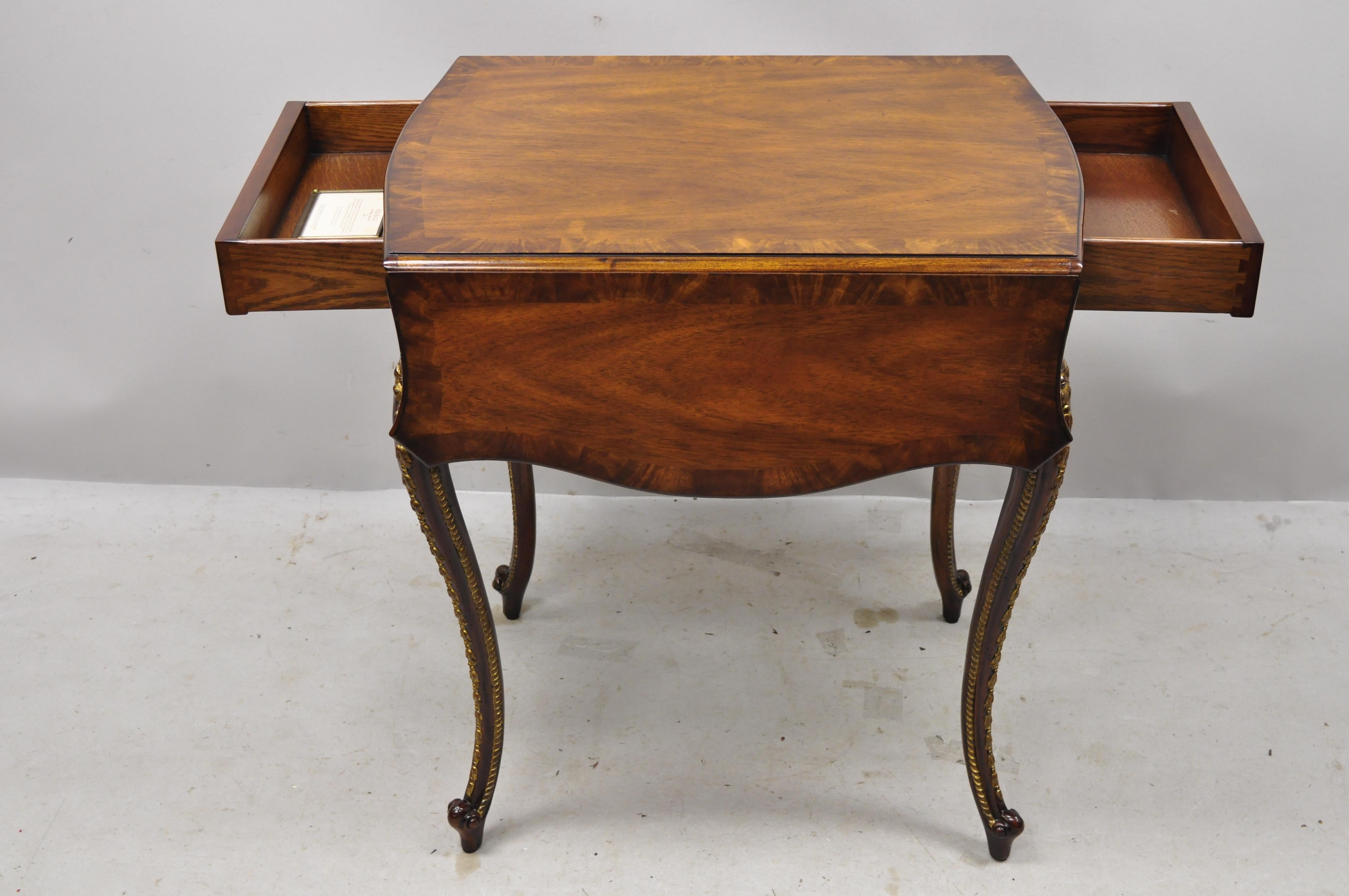 20th Century Theodore Alexander Replica English George III Pembroke Drop-Leaf Table For Sale