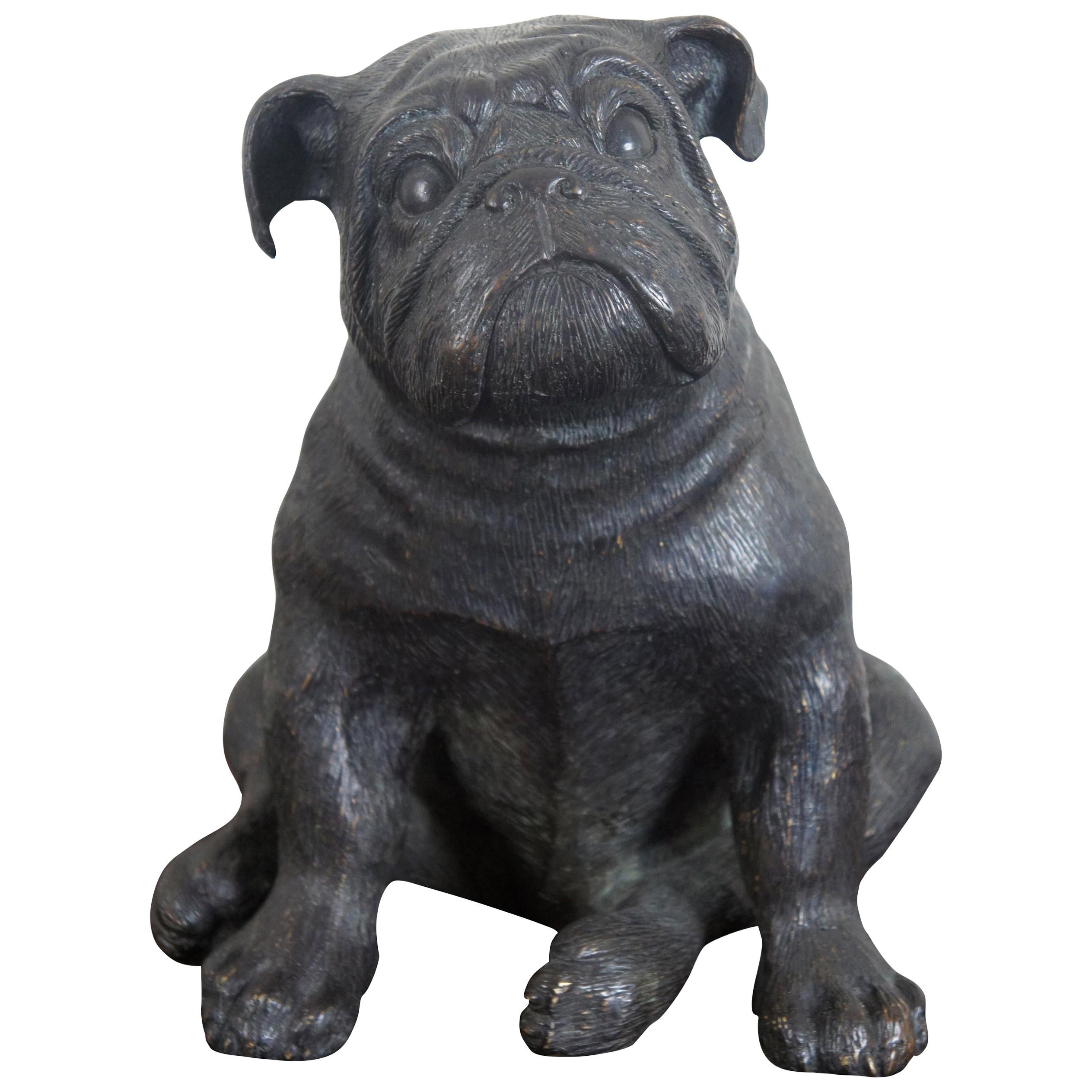Statue Bulldog - 8 For Sale on 1stDibs | english bulldog statue 
