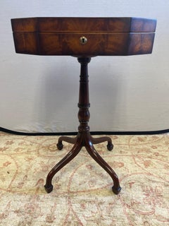 Theodore Alexander Signed Althorp Parquetry Work Box Writing Desk Table