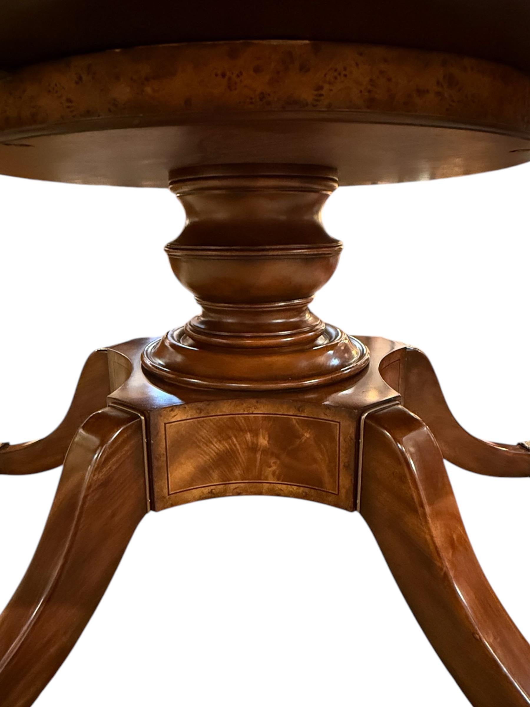 Mahogany Theodore Alexander the Althorp Patent Jupe Extendable Dining Table
