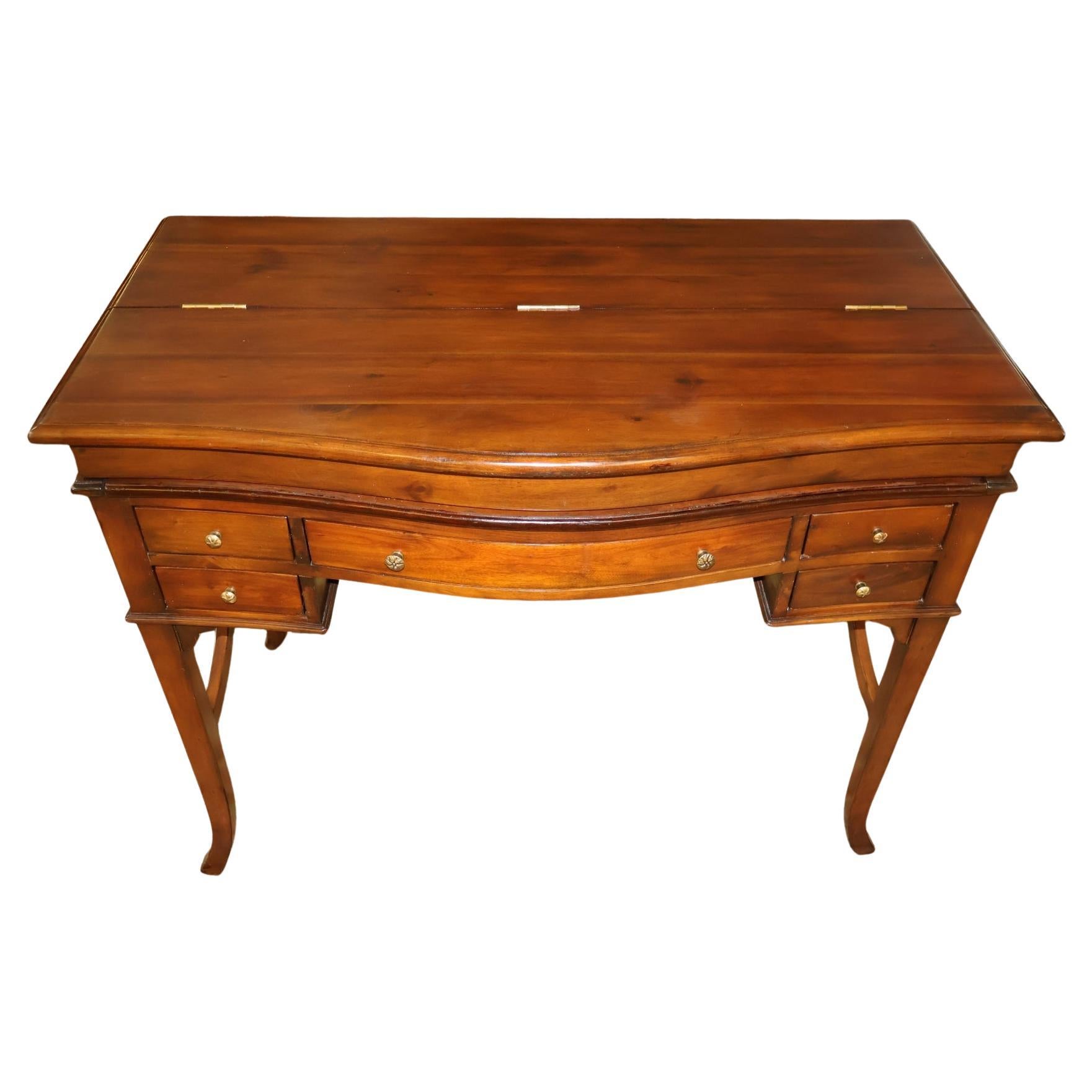 Theodore Alexander The Residency 7100 Bowfront Slide Out Campaigner Writing Desk in vendita