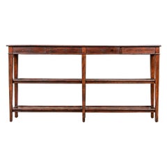 Theodore Alexander Tiered Parquetry Console Table
