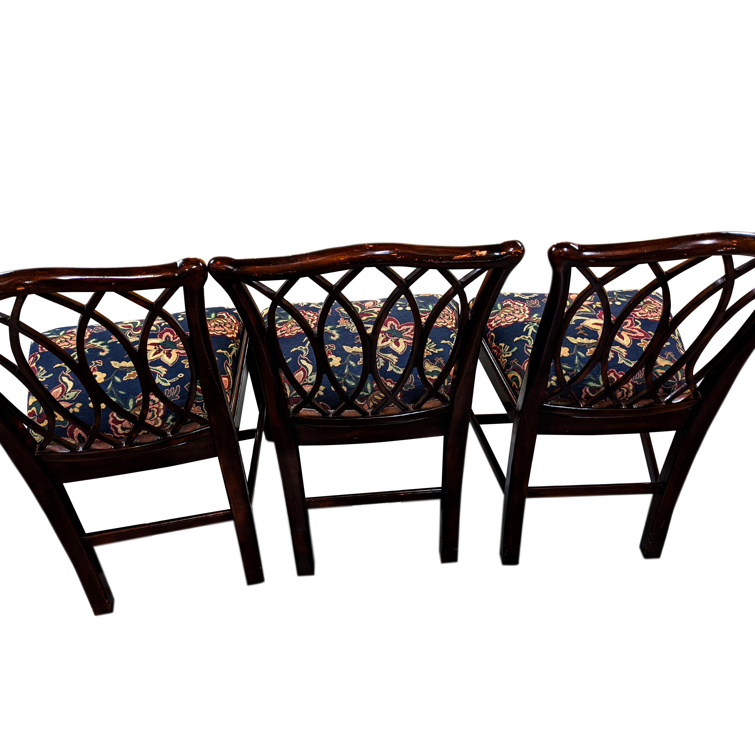 George III Theodore Alexander Trellis Chairs