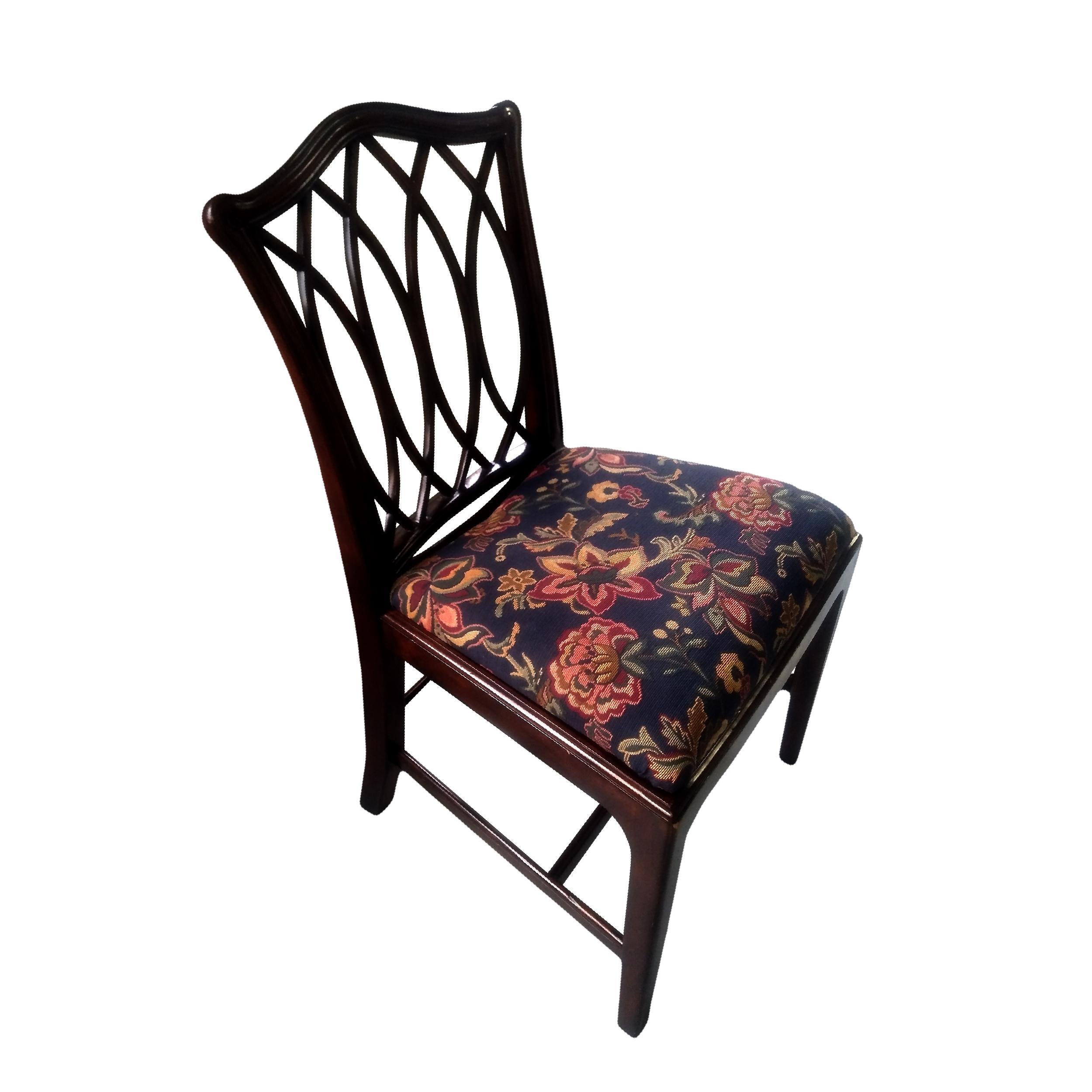 Fretwork Theodore Alexander Trellis Chairs