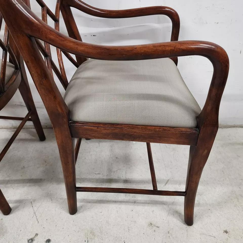 Theodore Alexander Trellis Dining Armchairs 3