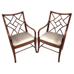 Theodore Alexander Trellis Dining Armchairs