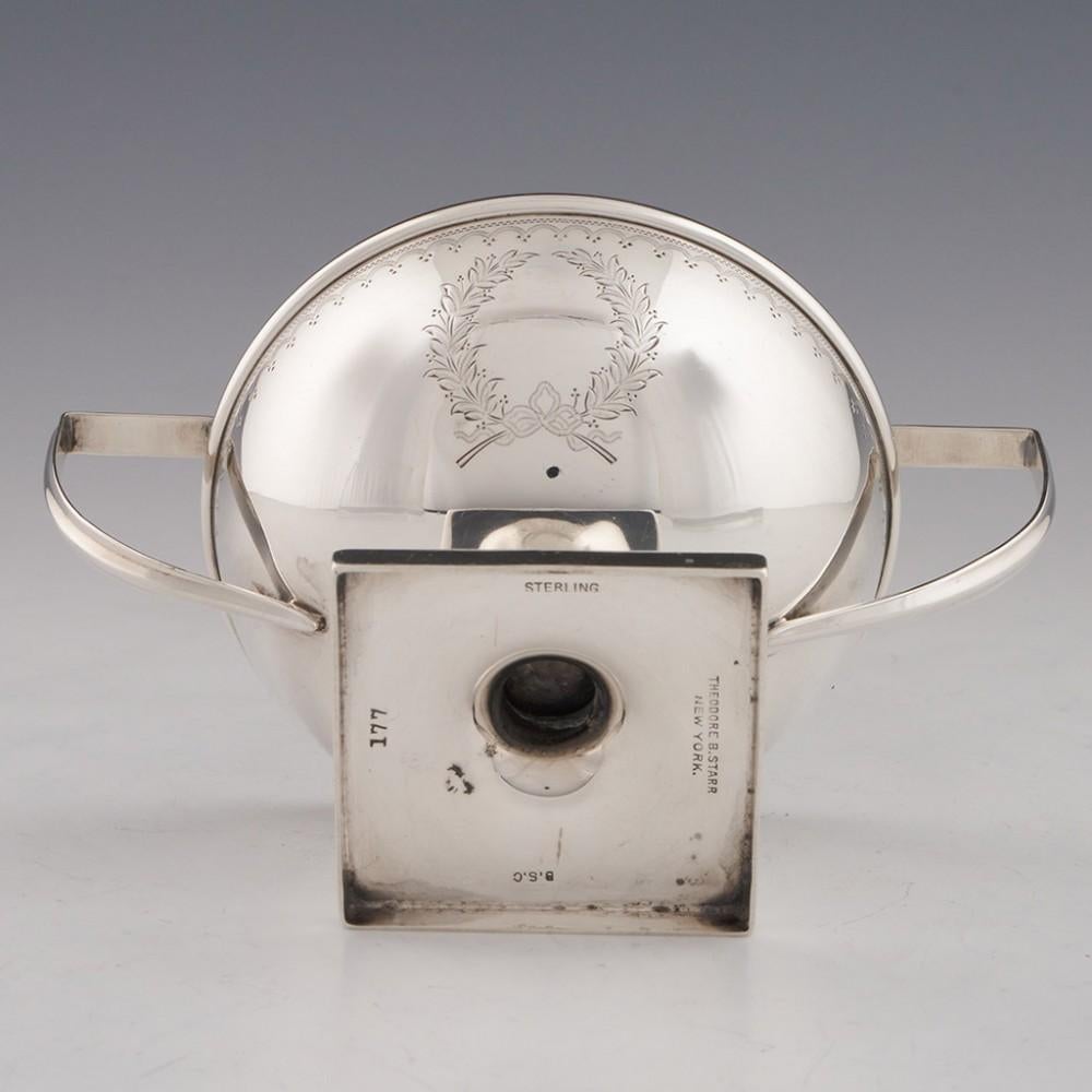 Theodore B Starr Sterling Silver Bachelors Tea Set, Circa 1900 11