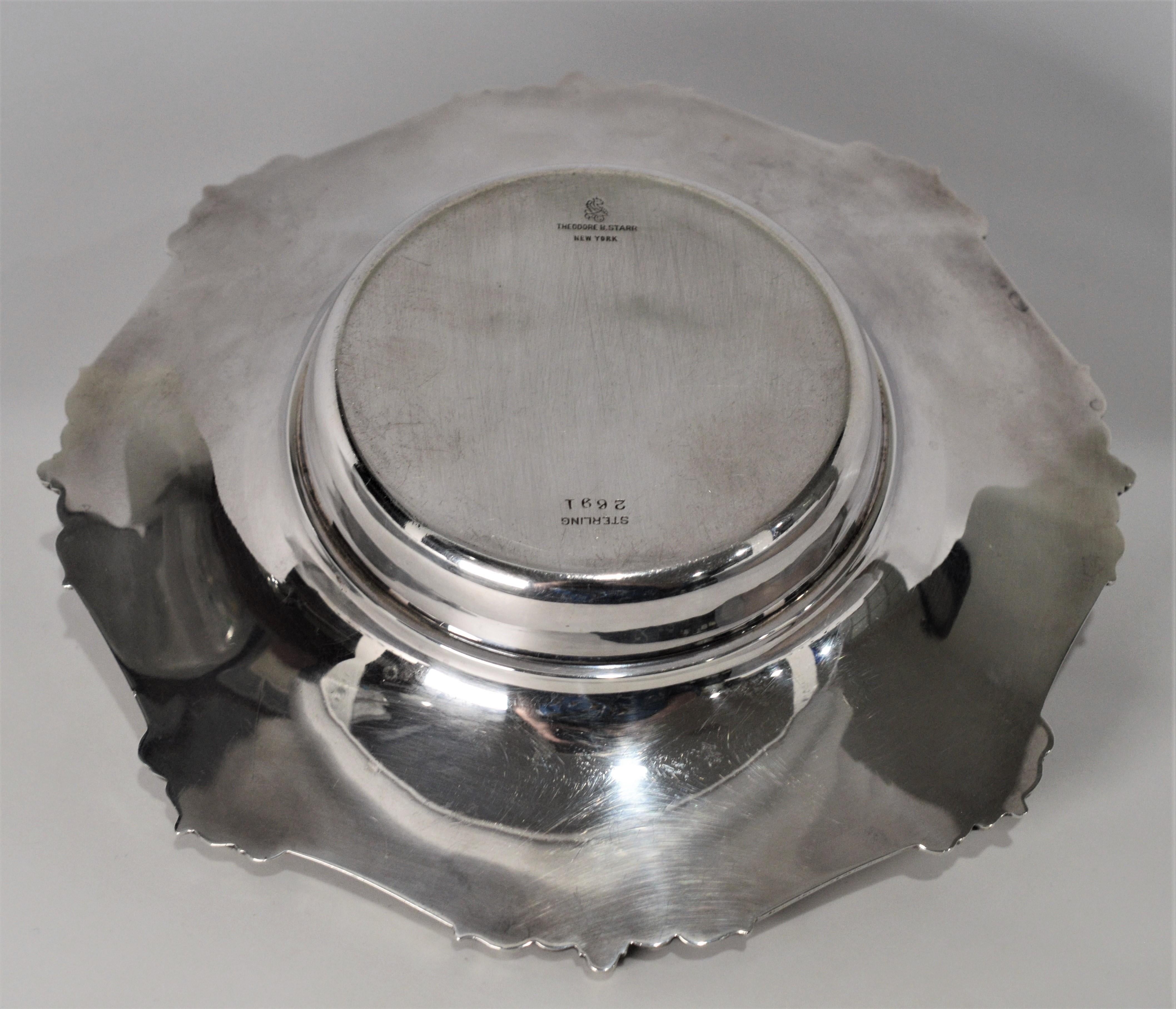 Theodore B. Starr Sterling Silver Bowl For Sale 3