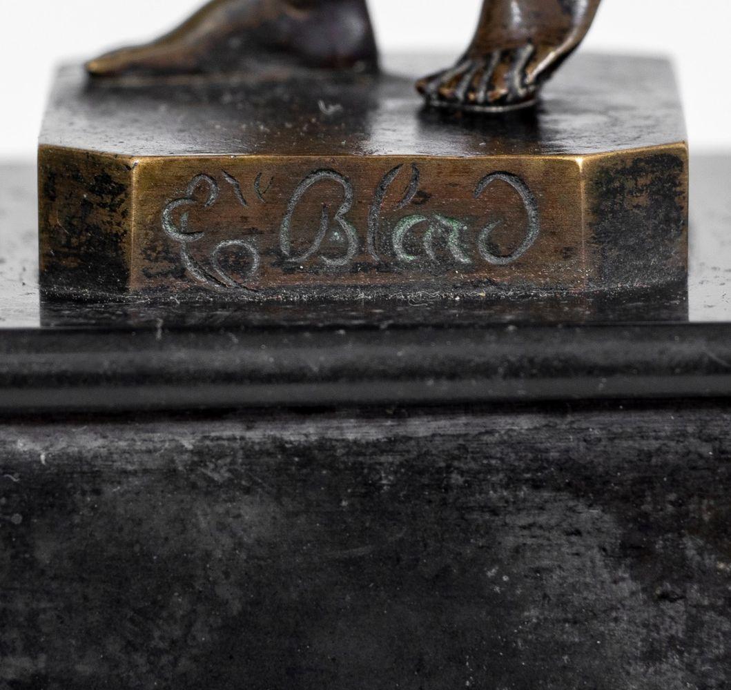Theodore Blad Patinated Bronzes, Pair In Good Condition For Sale In Astoria, NY