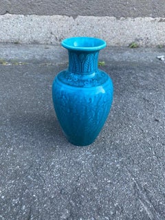 Théodore Deck, Vase en céramique, signé, vers 1870