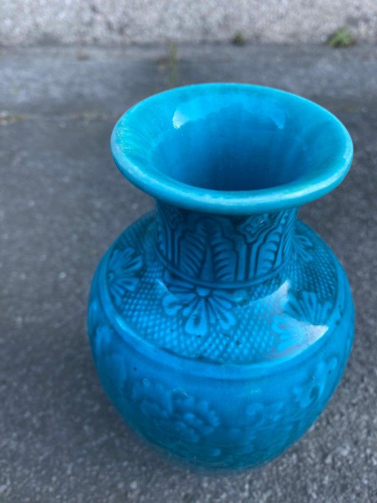 Théodore Deck, Vaso in ceramica, firmato, 1870 circa In condizioni buone in vendita a Saint-Ouen, FR
