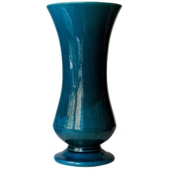 Théodore Deck Faience Blue Persian Baluster Vase