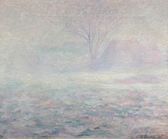 Farm in the Mist, Giverny