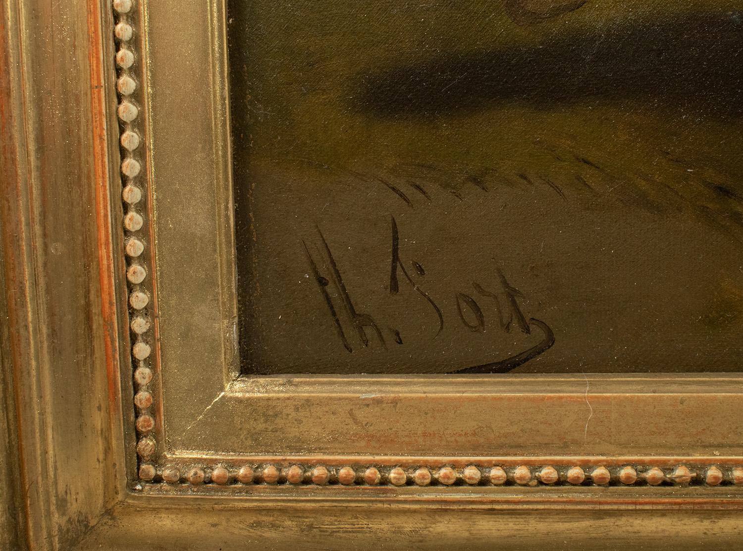 Théodore Fort (French 1810–1896) – Oil on Canvas – LOOSE HORSE For Sale 1