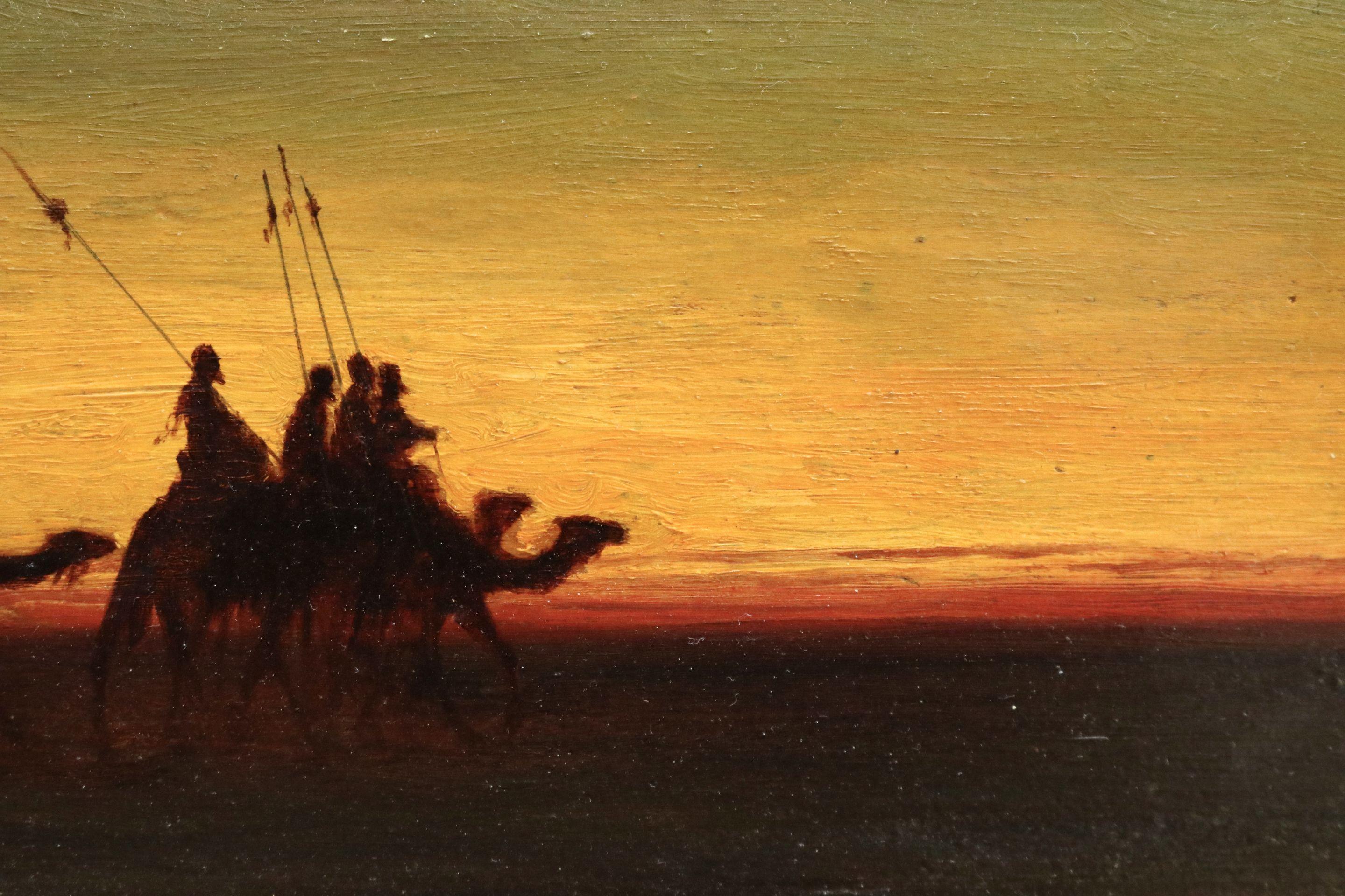 camel caravan painting