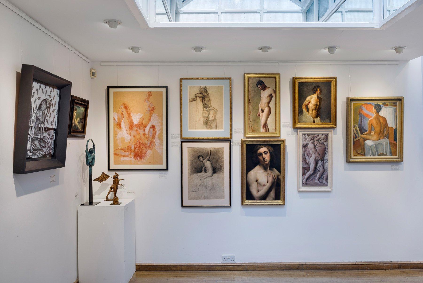 Studio accademico - Nude Painting Marrone di Théodore Géricault