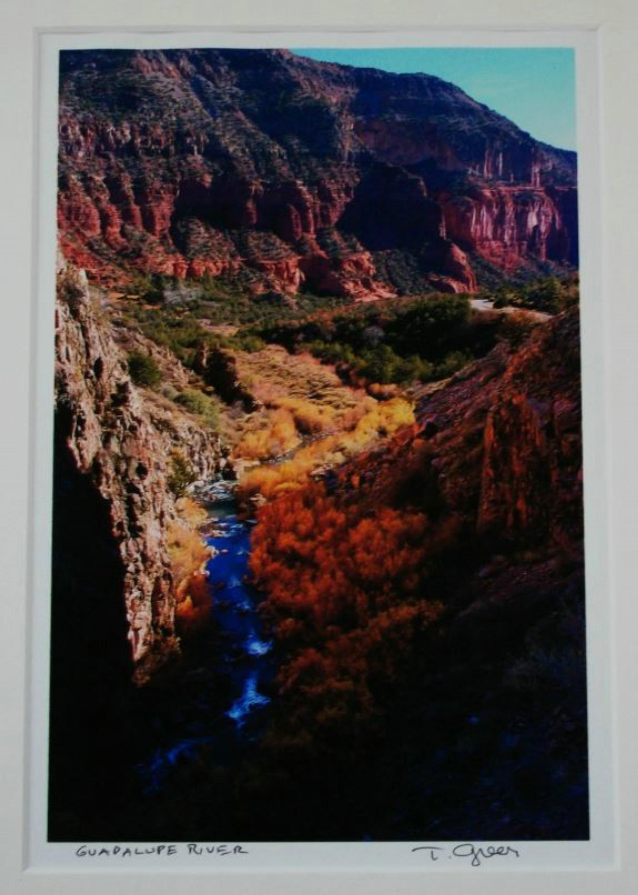 THEODORE GREER - 'Guadalupe River' - Contemporary landscape photographic digital print on paper - contained in a gallery matte - unframed - signed and titled - United States (Jemez Springs - New Mexico) - 21 century.

Excellent pre-owned condition -